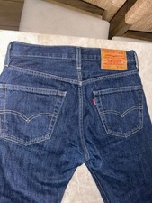Levi s Premium 501 Original Jeans W29 L30 Dark Wash Straight Button Fly Big E