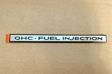 Nos New Pontiac Ohc Fuel Injection Name Plate Ornament Emblem Original Factory