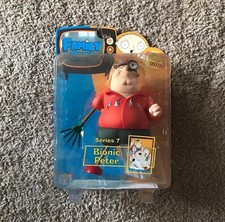 BNIB MEZCO TOYZ FAMILY GUY SERIES 7 BIONIC PETER GRIFFIN TOY ACTION FIGURE