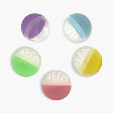 Empty Plastic Capsule Balls 3" 500 pcs Multicolor - For Vending/Claw Machines
