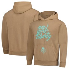 Unisex Stadium Essentials Tan New York Liberty Paradise Oversized Urban Pullover