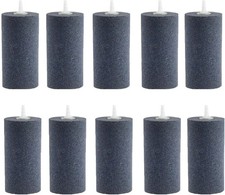 AQUANEAT 10-Pack 4x2" Air Stones for Aquarium Fish Tank Pond Hydroponics