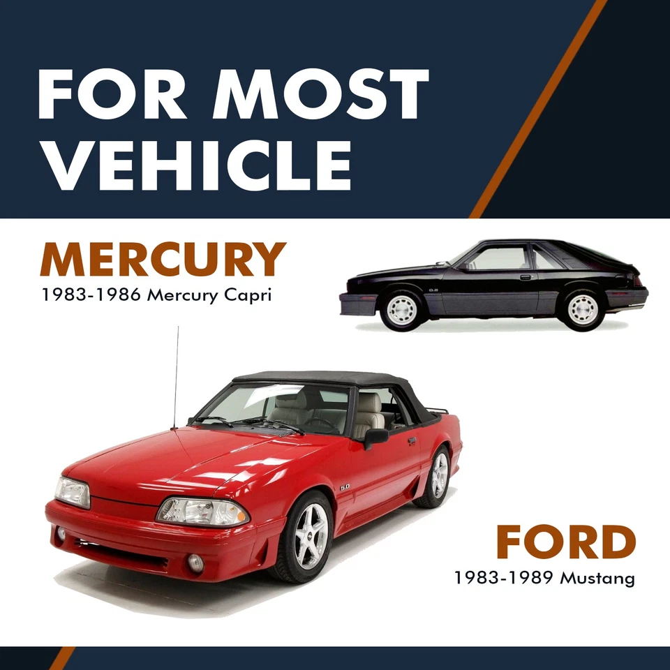 Juego de 4 amortiguadores de suspensión delantera puntal trasero para Mercury Capri 1983-1986 Foto 2 de 3