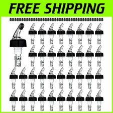 80-Piece Automatic Liquor Pourers Set for Precise 1 oz Measurements - Quick Shot