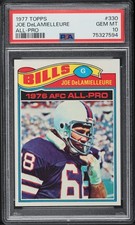 1977 Topps Football All-Pro #330 Joe DeLamielleure PSA 10 Bills (pop 9)