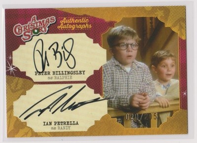 Cryptozoic A CHRISTMAS STORY Dual Autograph PETER BILLINGSLEY IAN PETRELLA #20