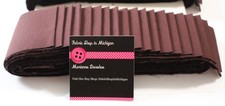 jelly roll Chocolate Brown Solid Half Pack , Twenty 20 2.5 inch strips