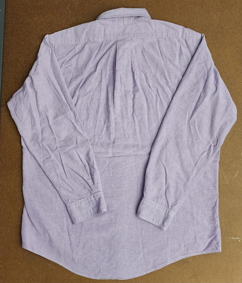 Vtg Jos A Bank Men's Lavander Purple Oxford Button Down OCBD Shirt 17 USA Ivy. - Image 4 of 4