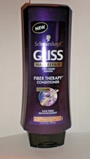 (1) SCHWARZKOPF GLISS HAIR REPAIR FIBER THERAPY CONDITIONER with Liquid Keratin