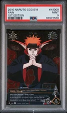 2010 NARUTO CCG SERIES 19: PATH OF PAIN 1ST ED #N1000 PAIN (DEVA PATH) PSA 9