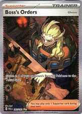Pokemon Boss's Orders 265/193 Paldea Evolved Holo Secret Rare NM
