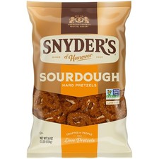 Pretzels, Sourdough Hard Pretzels, Family Size 16 oz Bag