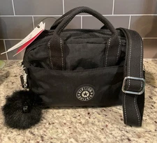 KIPLING Anadi Mini Crossbody Bag KI5739 Behond Black MONKEY-DOMINIQUE MSRP $94