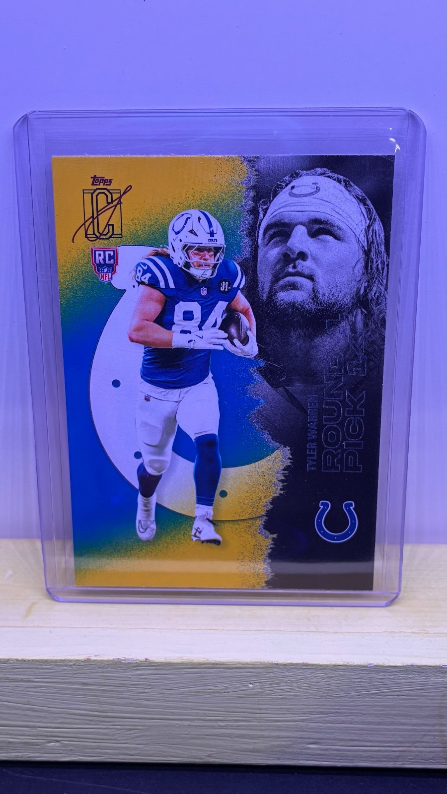 2025 Topps Signature Class Blue & Yellow Rookie Card #110 Tyler Warren