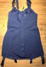 RARE: TRIUMPH Torselette / Corselet DORENE KF, Size 80 Cup B, BLUE * VINTAGE