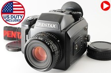 [TOP MINT] PENTAX 645N Camera SMC A 75mm F2.8 MF Lens 120 Film Insert From JAPAN