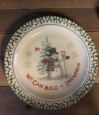 "We Can Build a Snowman" Stoneware Dinner Plate & Mug Set — listing 4