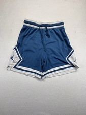 Nike Air Jordan Diamond Dri-FIT Sport Mesh Shorts Blue White Size XL DX1487-457