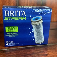 Brita Stream Pitcher Water Replacement Filters Filters 0B05 3-pack