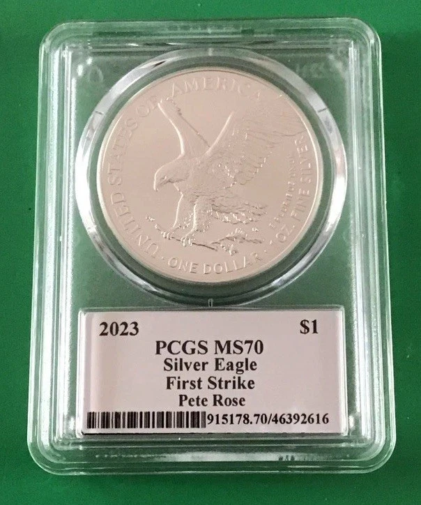 PETE ROSE Reds Baseball Legends JFK Half Dollar 24K Gold Plated US Coin - Foto 4