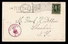 DR WHO 1905 TAUNTON MA MASSACHUSETTS DIGHTON ROCK POSTCARD TO SHUSHAN NY R86132 — photo 2