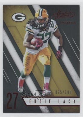 2016 Panini Absolute Spectrum Red 25/100 Eddie Lacy #68 0d8