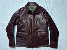 Himel Bros x Orvis limited Brown Leather Authentic Railroad Jacket