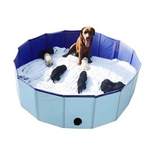 Whelping Box for Dogs Welp Box Diameter: 47 inches x Height: 12 inches Blue