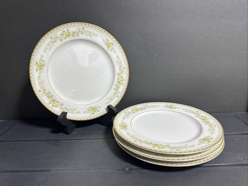 Set of 4 MIKASA GREENBRIAR 7 3/4" Salad Plates (J5-022025)