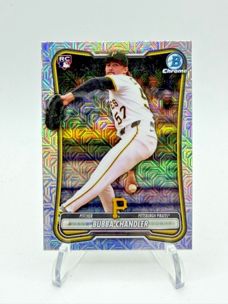 Bubba Chandler 2026 Bowman Chrome Mojo Refractor Rookie #83 Pirates
