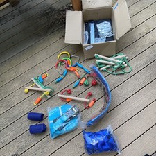 Ninja Warrior Obstacle Course for Kids with 15 Accessories Open Box 100'