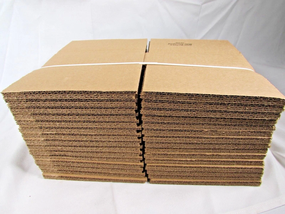 7x7x3.75 SHIPPING BOXES STRONG 48 ECT 30 Pack HEAVY DUTY Double Wall Corrugated - Image 2 of 4