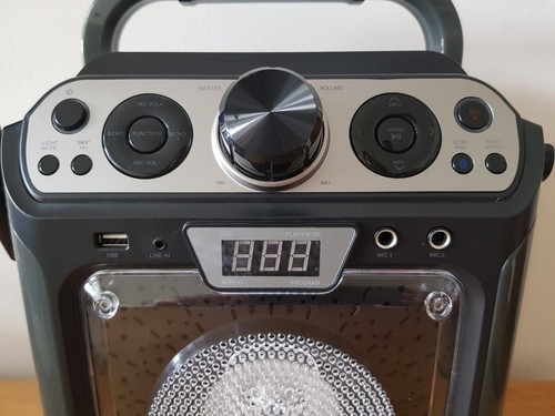 Used Once - THE SINGING MACHINE Karaoke Machine Microphone & CD Player BLACK - Picture 7 of 9