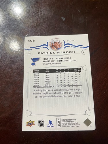 2018-19 Upper Deck NHL Hockey card cards Base -YOU PICK 5 for $1- - Picture 458 of 476