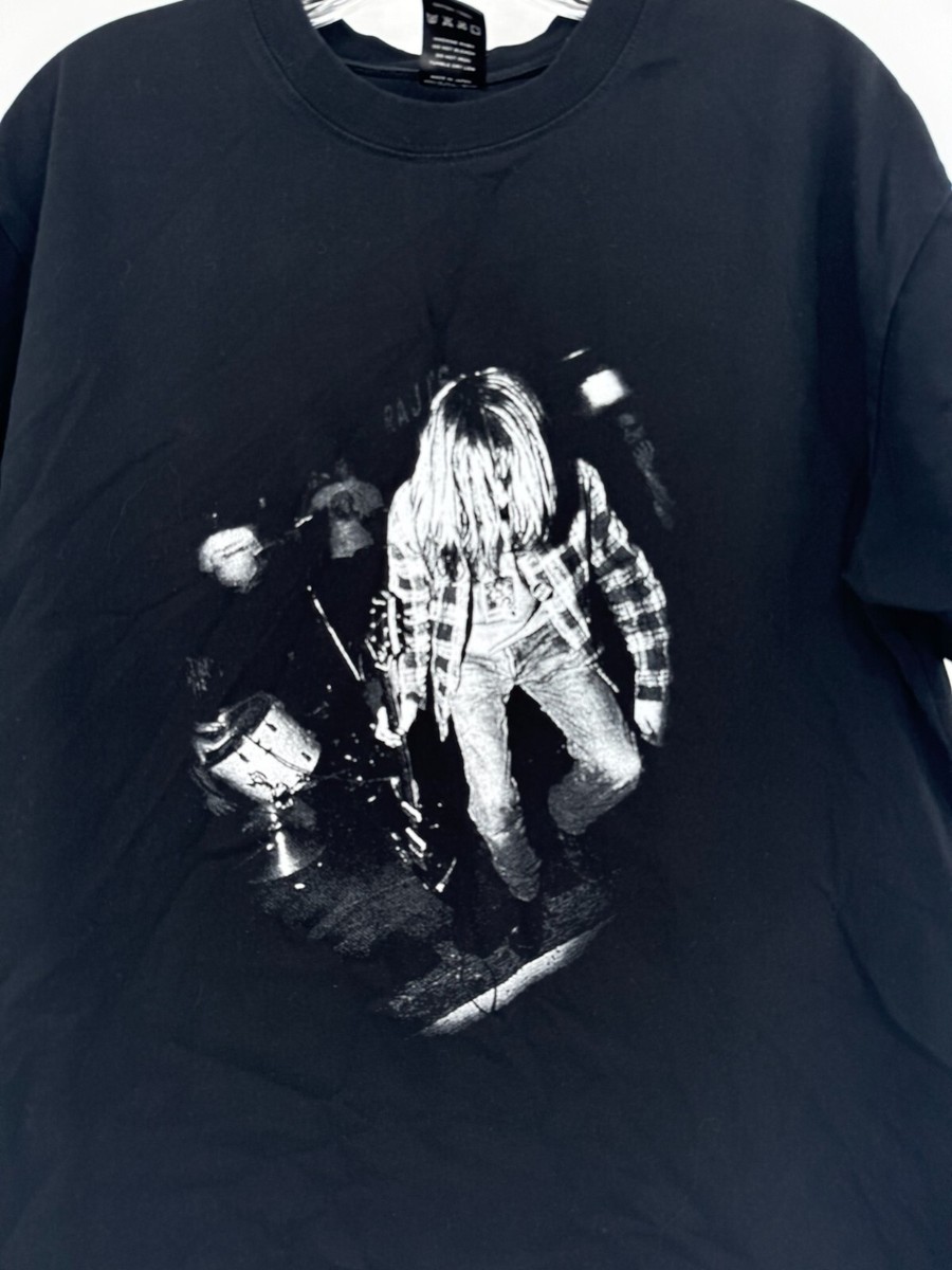 Number Nine Takahiro Miyashita Kurt Cobain Black Graphic T Shirt