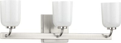 Progress Lighting Replay 3 Light 22'' Wide Bath Vanity Light with Etched Glass