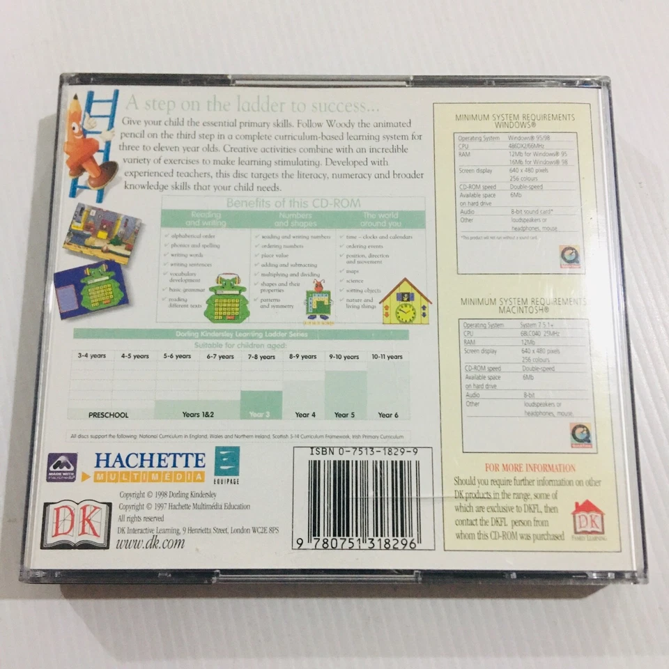 Learning Ladder Year 3 (Age 7-8) PC CD-Rom Windows / Mac - Image 3 of 4