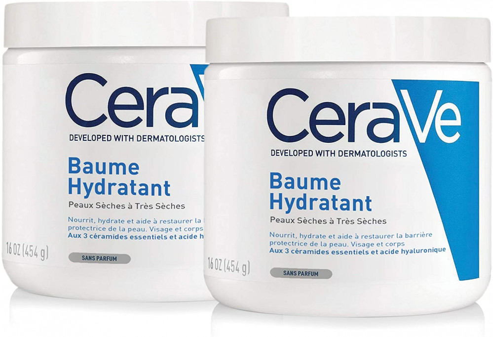 CeraVe Moisturising Cream for Body and Face, Dry to Very 2 x 454g
