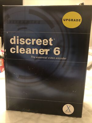Discreet Cleaner 6 Upgrade for Mac - Audio/Video Media Encoding Software