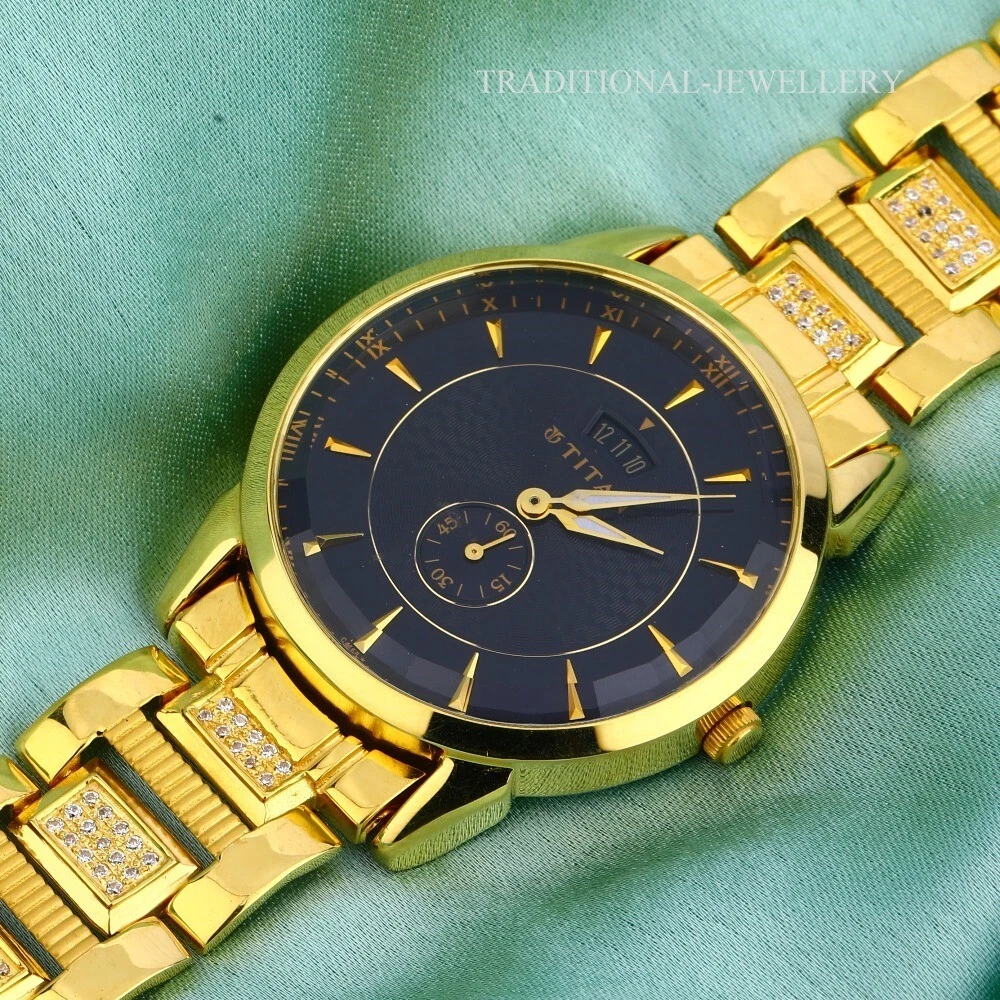 watches gold titan men - 22K Gold Indian Jewelry in USA