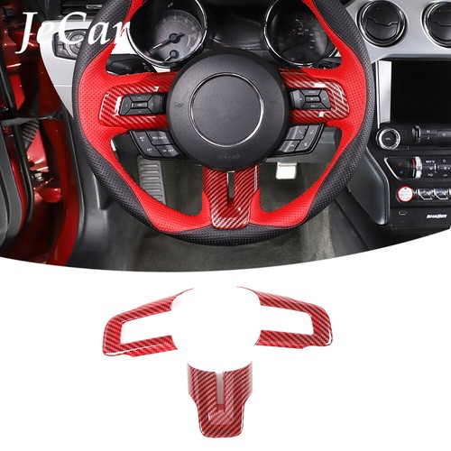 SHINEKA ABS Carbon Fiber Interior Modified Decoration Cover Accessories For Ford Mustang 2015 2016 2017 2018 2019 2020 2021 2022 - 34