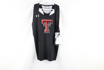 New Under Armour Mens L Sample Texas Tech University Track Competition Jersey