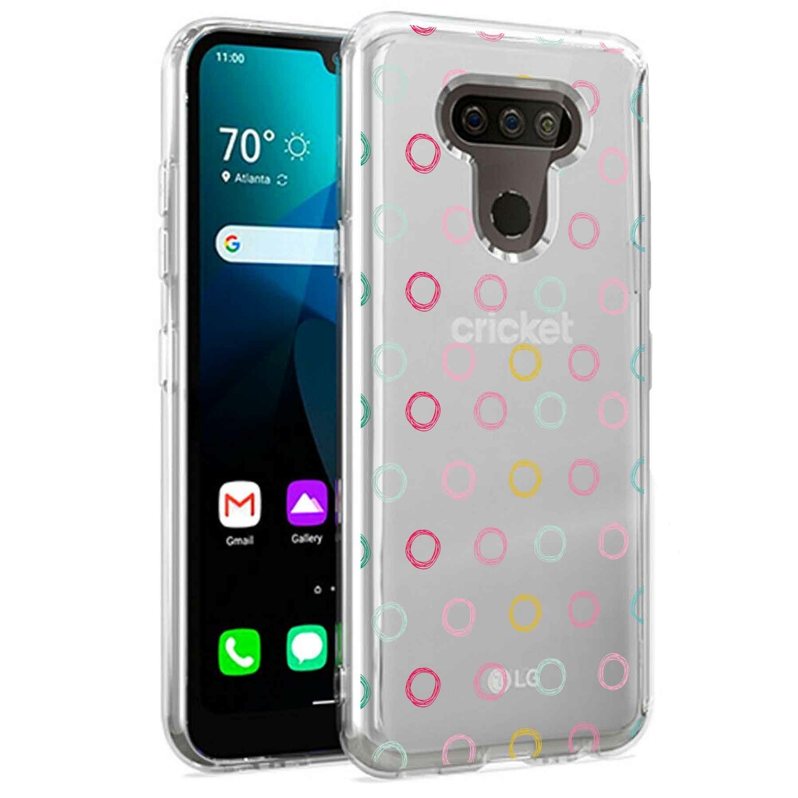 Phone Case for LG Harmony 4,Premier Pro Plus,K41, Polka Dot 18 Print
