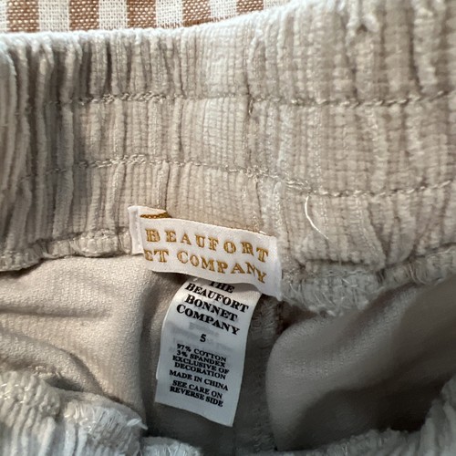 The Beaufort Bonnet Company Sheffield Corduroy Khaki Boys Pants size 5 - Picture 5 of 7