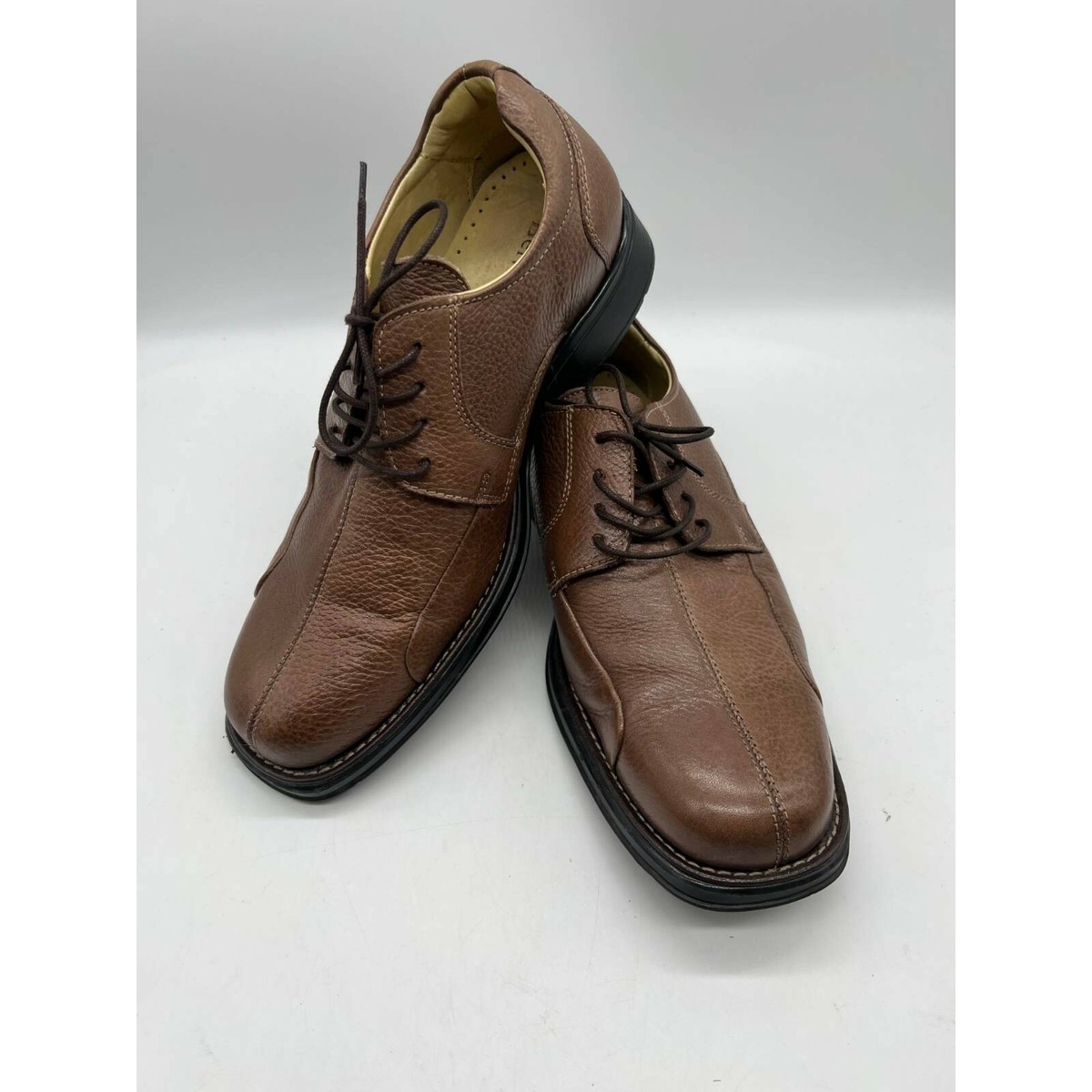 belvedere bay bridge brown dress shoes Studio Belvedere Mens Bay Bridge Oxford Dress Shoes Brown Split Toe Leather 8 D