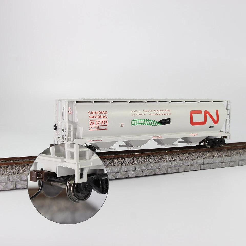 12pcs HO Scale 1:87 33" Metal Wheelsets Metal DC Wheels Metal Axles C8725 - Image 3 of 4