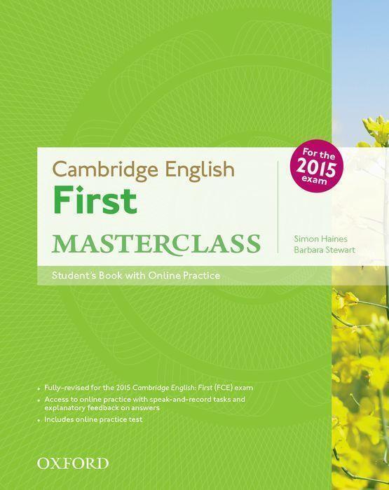 Thumbnail - Cambridge English: First Masterclass: Student's Book And Online