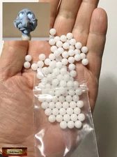 M01142x5 MOREZMORE Eyes Delrin 100 6mm Balls Stop Motion Puppet 6 mm Bearing