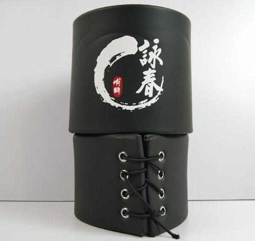 Almohadillas protectoras para cabeza perforadora maniquí de madera Wing Chun Ip Man 2 piezas almohadilla para alas Tsun Kung Fu - Imagen 5 de 9
