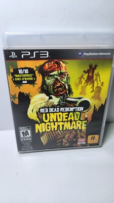 Red Dead Redemption: Undead Nightmare PS3 PlayStation Complete Manual posters